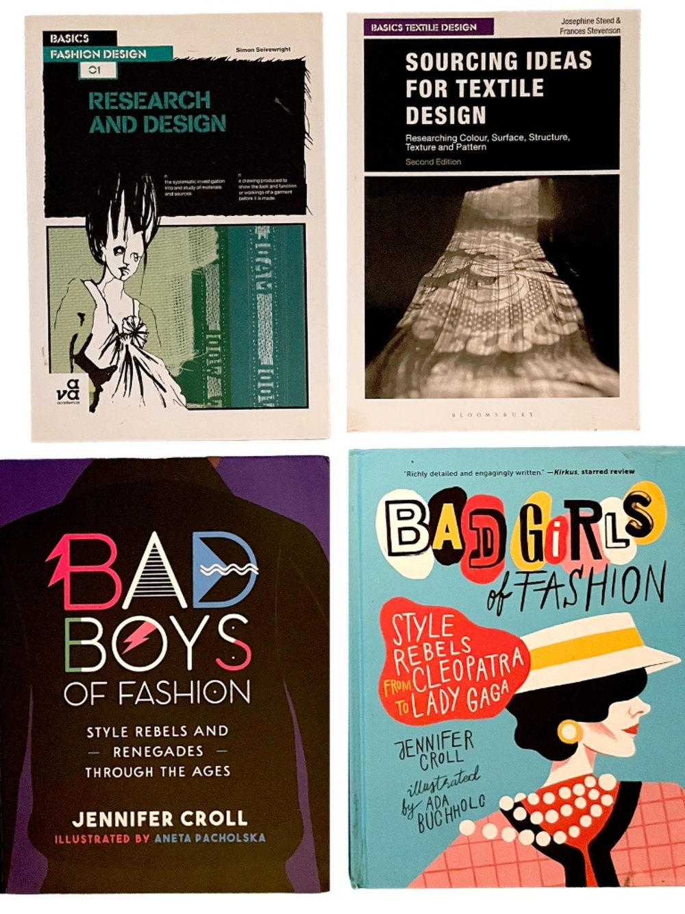 Fashion Educational Books x4!